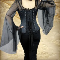 Corsetto Nero o Bianco con Zip